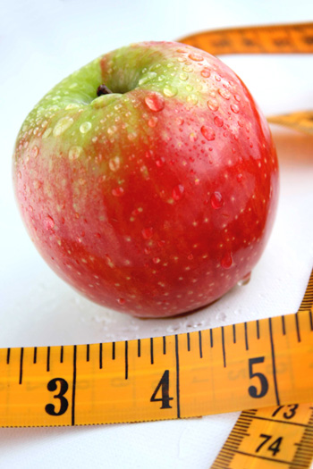 Apple and Measuring Tape
