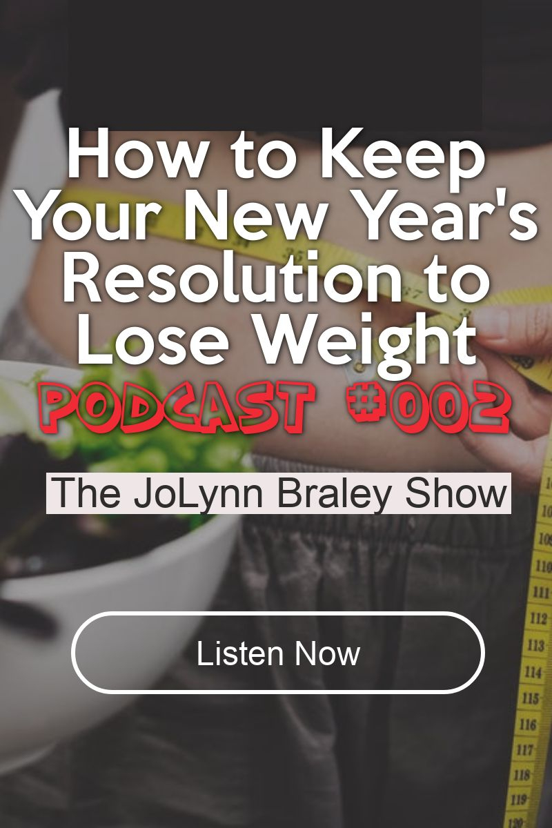 How to Keep Your New Year\'s Resolution to Lose Weight [Podcast #002]