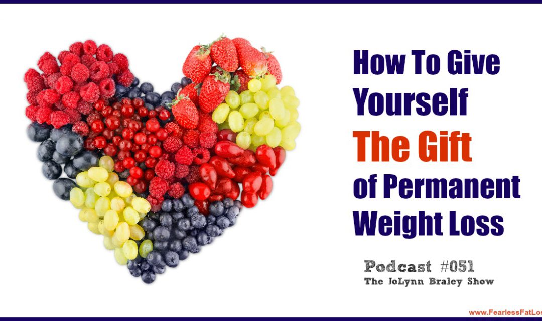 How To Give Yourself The Gift of Permanent Weight Loss [Podcast #051]