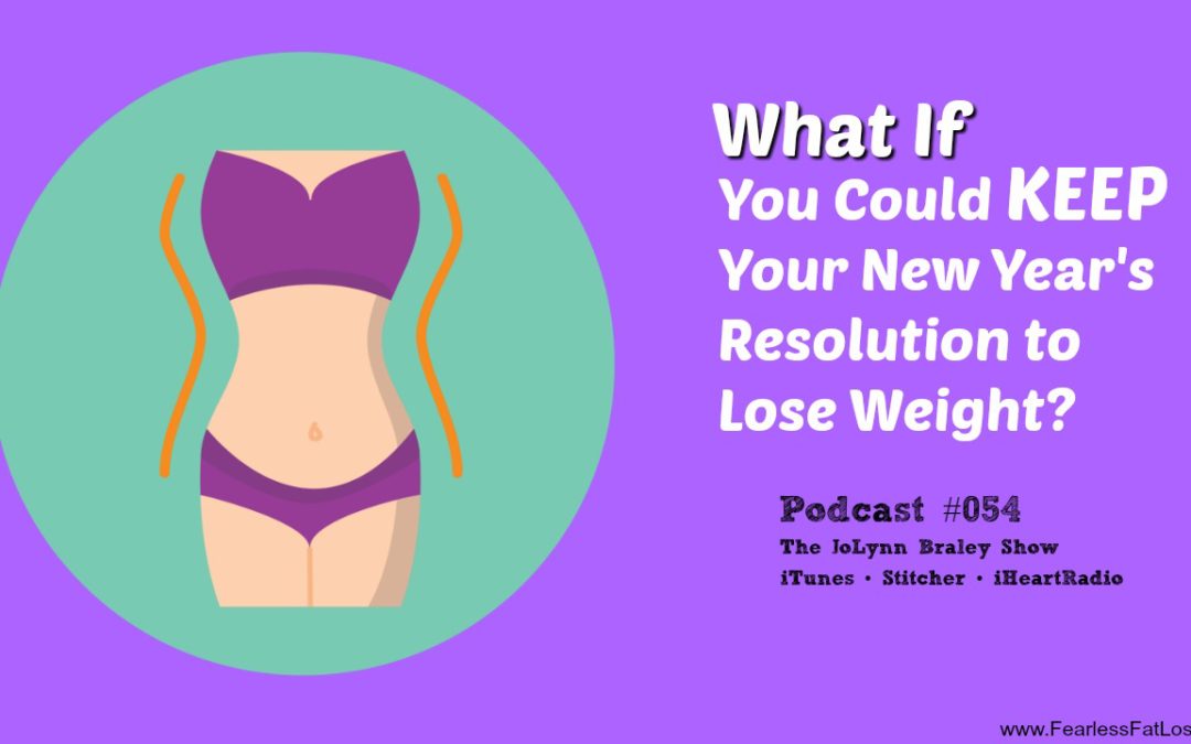 Keeping Your New Year’s Resolution To Lose Weight [Podcast #054]