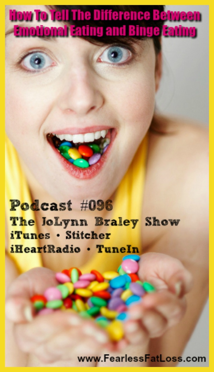 How To Tell The Difference Between Emotional Eating and Binge Eating [Podcast #096]