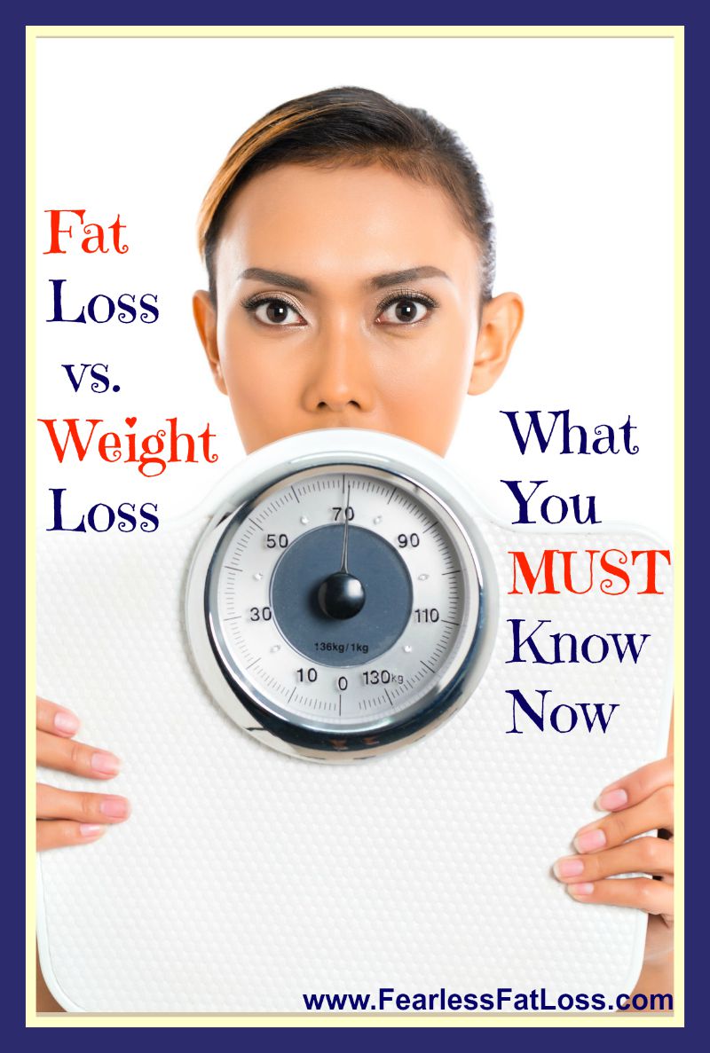 Fat Loss vs Weight Loss: What You MUST Know Now