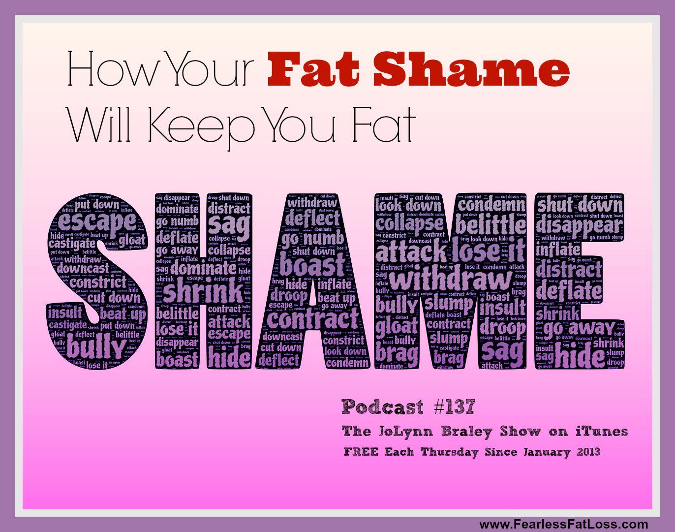 How Your Fat Shame Will Keep You Fat [Podcast #137]
