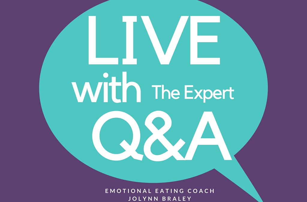 Live Q&A with Emotional Eating Expert JoLynn Braley Permanent Weight Loss Coach