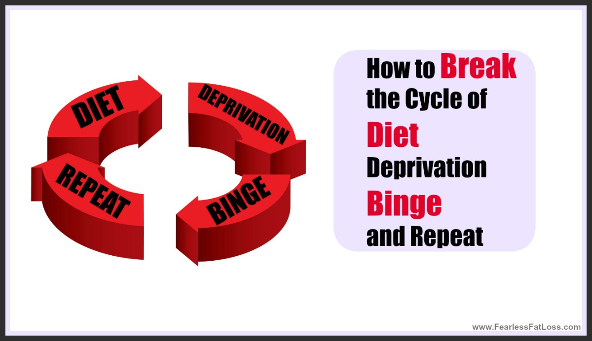 How To Break The Cycle of Diet Deprivation Binge and Repeat | FearlessFatLoss.com | Permanent Weight Loss Coach JoLynn Braley