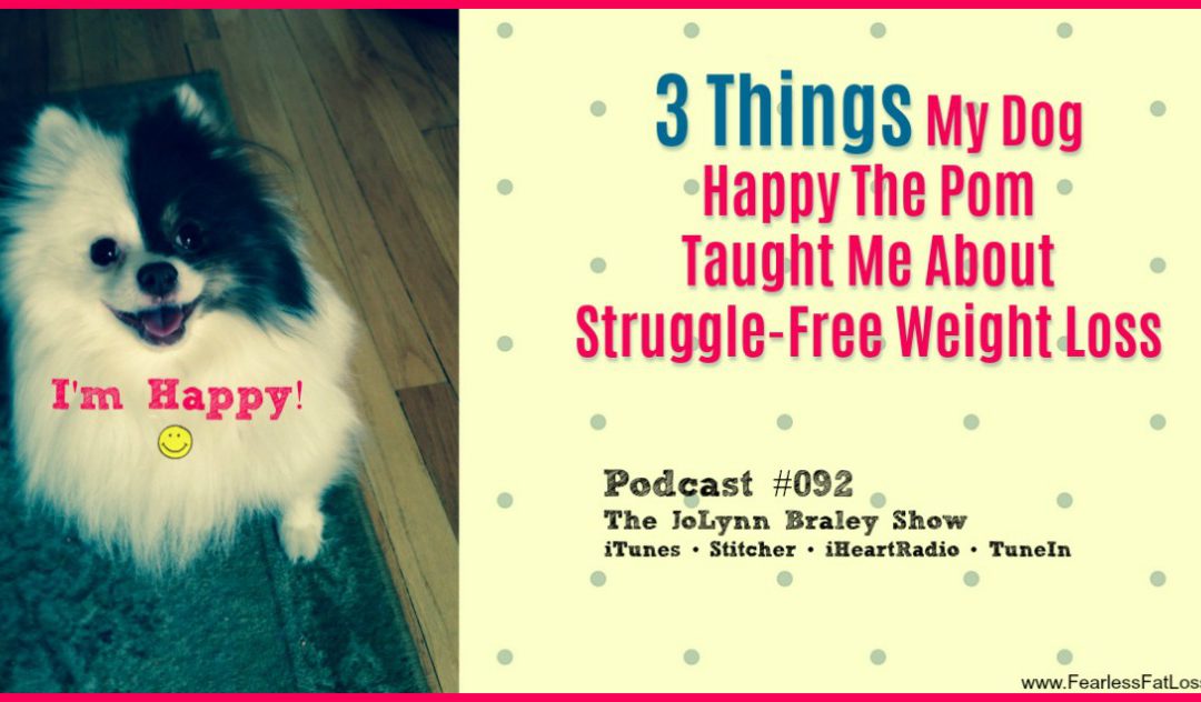 3 Things My Dog Taught Me About Struggle-Free Weight Loss [Podcast #092]