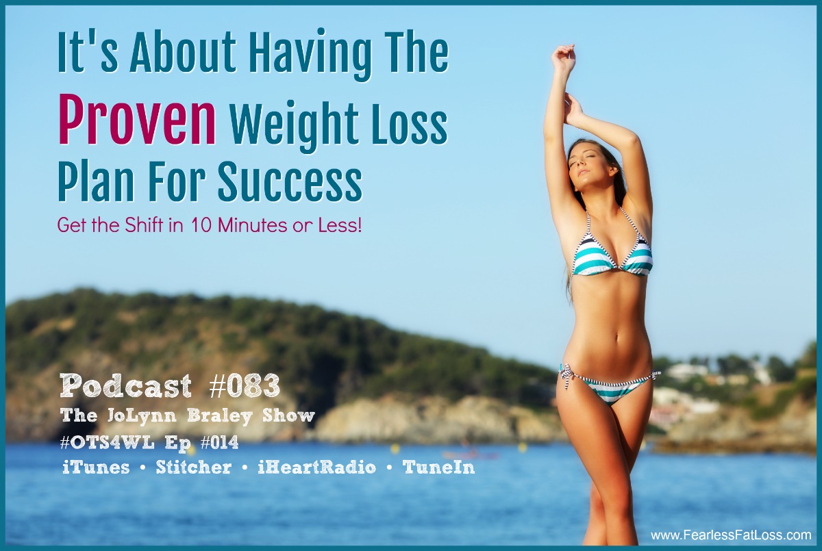 It's About Having The Proven Weight Loss Plan For Success | End Emotional Eating End Binge Eating Lose Weight Keep It Off | Free Weight Loss Podcast with JoLynn Braley permanent weight loss coach