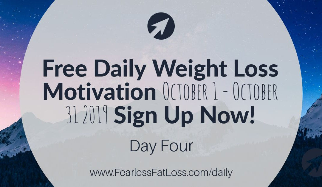 Daily Weight Loss Motivation: Make Peace with Your Lack of Motivation [Day Four]