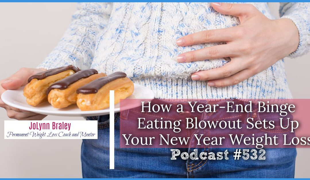 How a Year-End Binge Eating Blowout Sets Up Your New Year Weight Loss [Podcast #532]