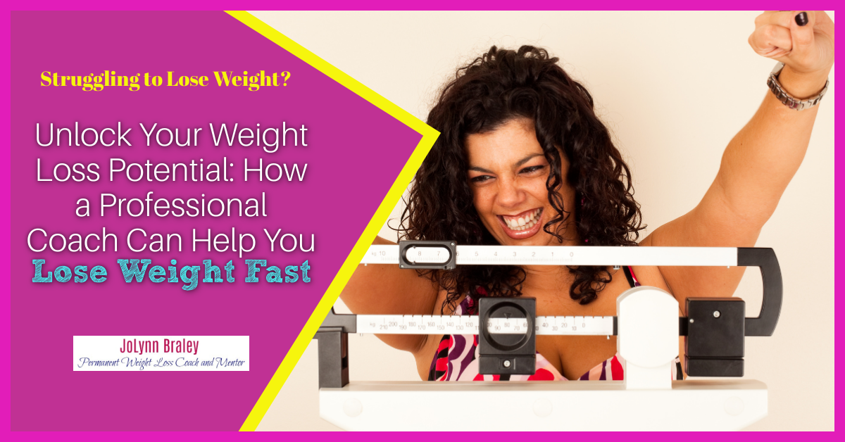 Woman smiling weight loss scale