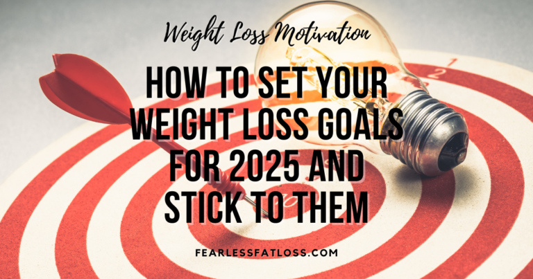 red and white target weight loss goals