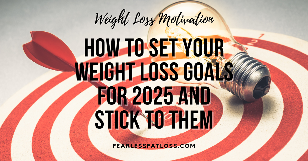 red and white target weight loss goals