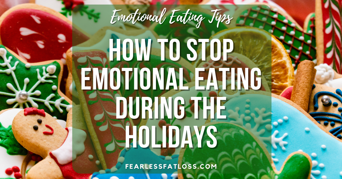 Christmas cookies emotional eating holiday season