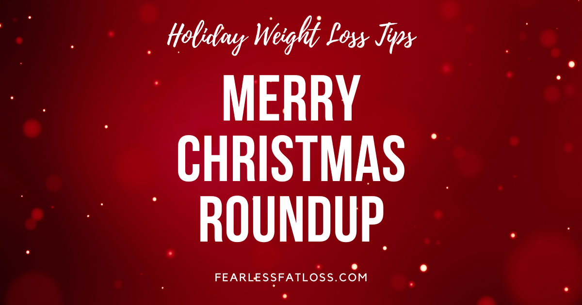 Christmas background for holiday weight loss tips