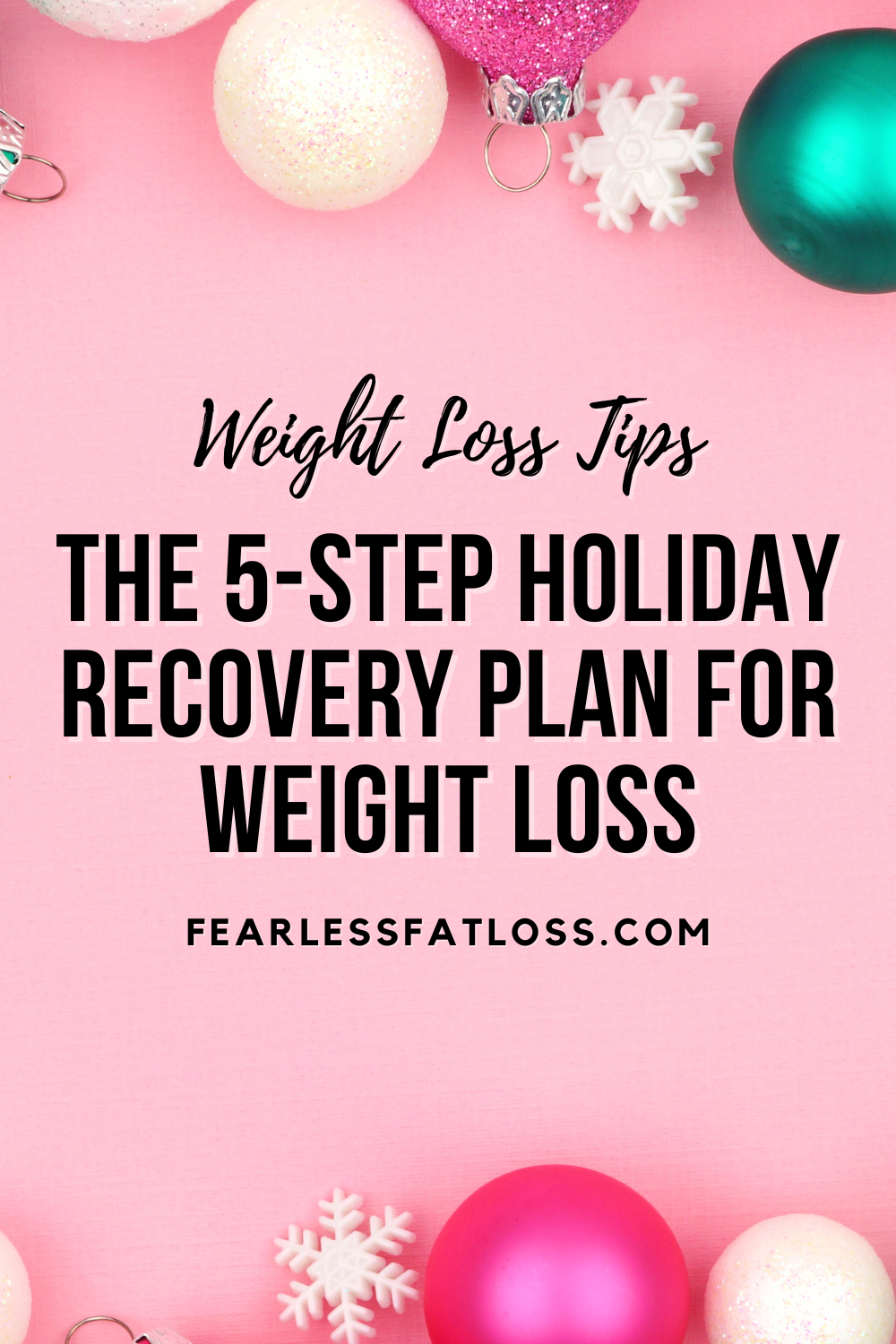 The 5-Step Holiday Recovery Plan for Weight Loss