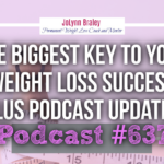 Text on background weight loss success key