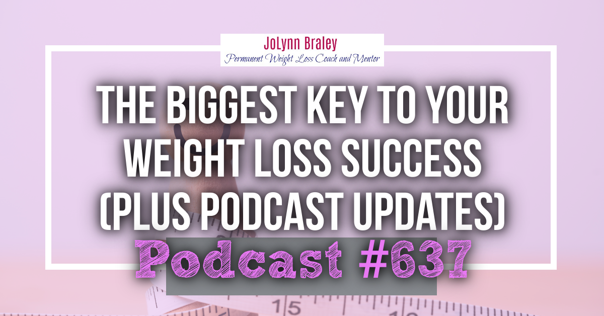 Text on background weight loss success key