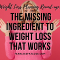 surprised woman weight loss planning works